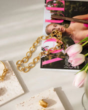 Load image into Gallery viewer, Sybil Gold Link Chain Necklace
