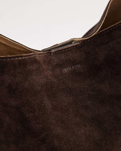 Load image into Gallery viewer, Suede Cabas Tote | Chocolate || Juju &amp; Co
