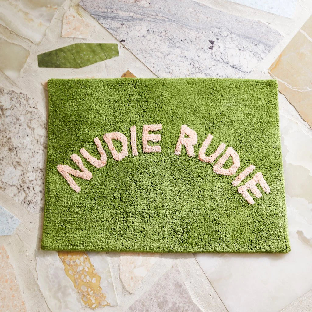 Tula Nudie Rudie Bath Mat - Pickle | SAGE & CLARE