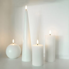 Load image into Gallery viewer, NEW! Flameless Candle | Nordic White | Cone - Large
