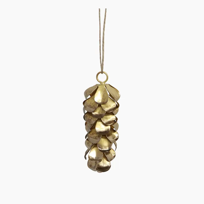Hanging Pinecone | Gold