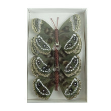 Load image into Gallery viewer, Olive Green Butterfly Tree Decor | Set 3
