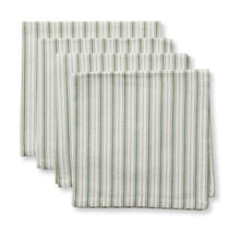 Load image into Gallery viewer, Carol Green Stripe Napkin Set
