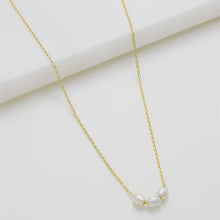 Load image into Gallery viewer, Mini Pearl Necklace | Gold
