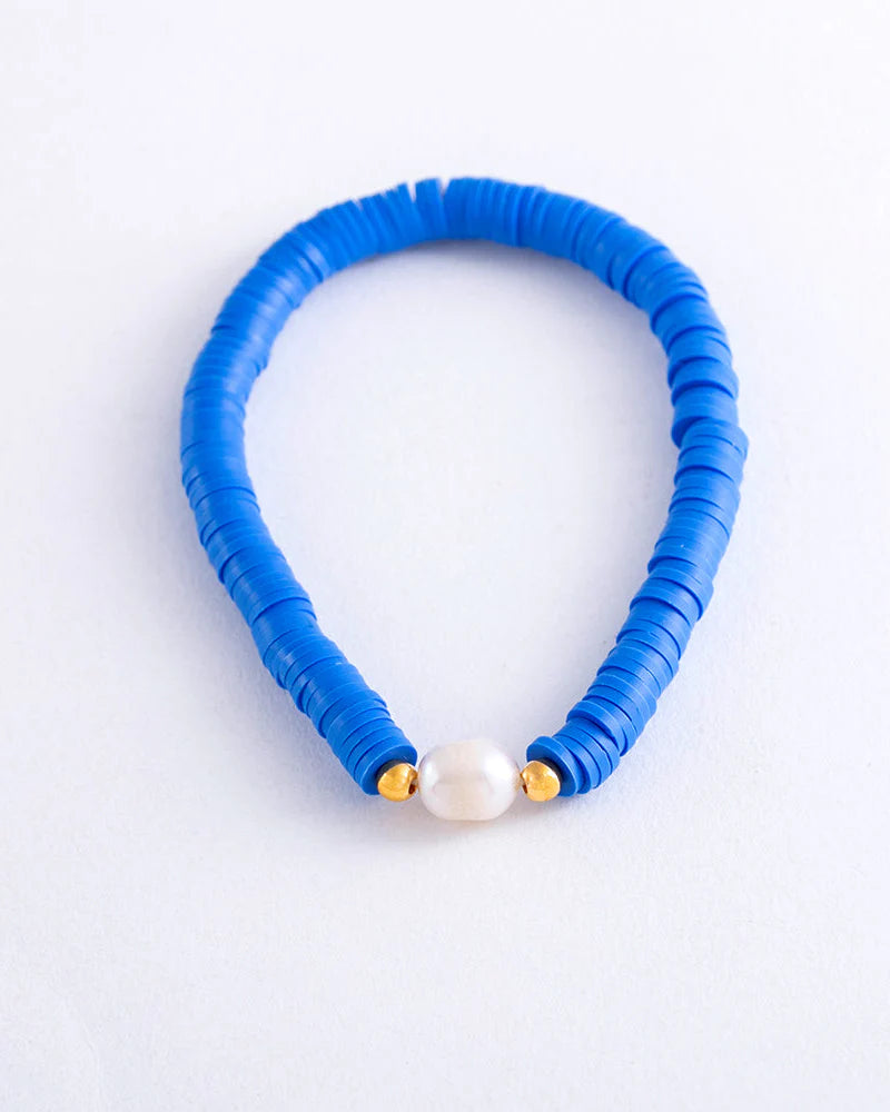 Pearl Pop Heishi Bead Bracelet