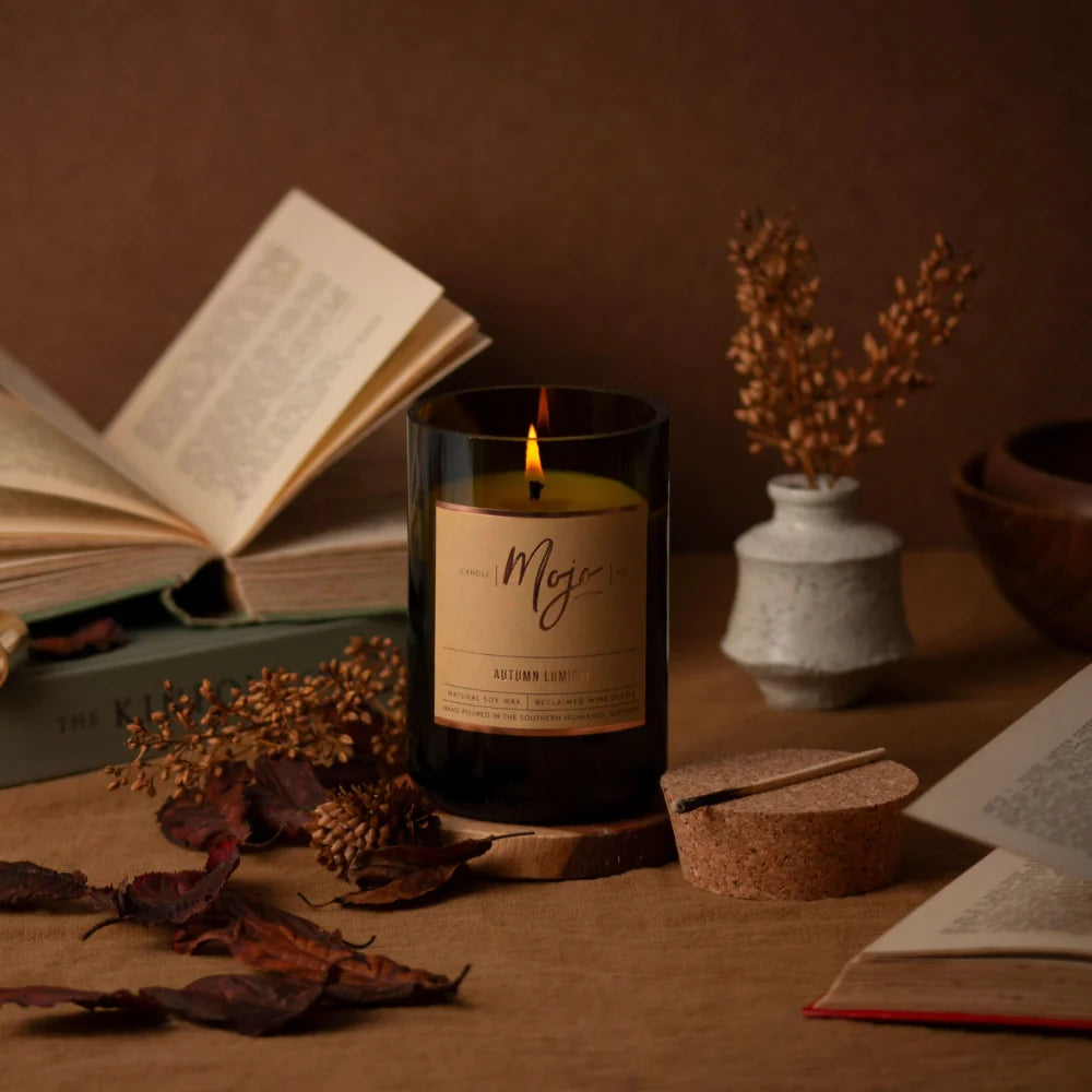 Ltd Edit Autumn Lumiere | MOJO Wine Bottle Candle