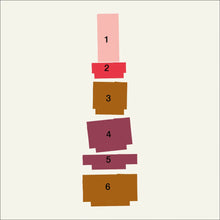 Load image into Gallery viewer, Candl Stack 06 | Burgundy
