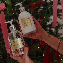 Load image into Gallery viewer, champagne and red raspberries, hand and body wash, hand and body cream, ceramic dish for set 
