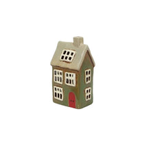 Load image into Gallery viewer, Alsace Tea Light House Christmas Green
