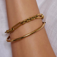 Load image into Gallery viewer, Cole Gold Cuff
