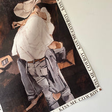 Load image into Gallery viewer, Kiss Me Cowboy | Linen Tea Towel

