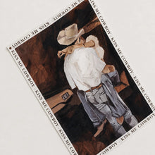 Load image into Gallery viewer, Kiss Me Cowboy | Linen Tea Towel
