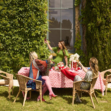 Load image into Gallery viewer, Polkadot Pink Tablecloth
