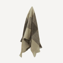 Load image into Gallery viewer, Plaid Fringe Throw | Beige Brown

