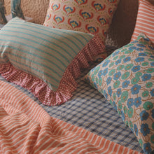 Load image into Gallery viewer, Gidget Stripe Full Ruffle Pillowcase Set
