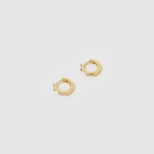 Load image into Gallery viewer, Holi Gold Huggie Earrings
