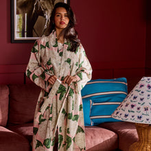 Load image into Gallery viewer, Hydrangea Pink Linen Robe | Large
