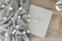 Load image into Gallery viewer, Pom Pom  Baby Blanket - Grey | Alimrose
