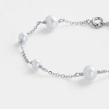Load image into Gallery viewer, Luna Pearl Bracelet | Silver
