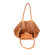 Load image into Gallery viewer, Rugged Hide - Hermitage Medium Weave Tote
