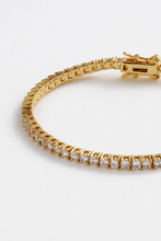 Load image into Gallery viewer, Dani Tennis Bracelet | Gold - Large || Zafino

