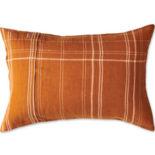 Load image into Gallery viewer, Santa Monica Pecan Tartan Linen Pillowcases Standard 2P Set || Kip &amp; Co
