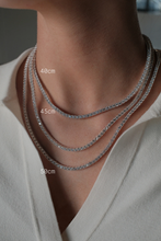 Load image into Gallery viewer, Dani Tennis Necklace | Siver || Zafino
