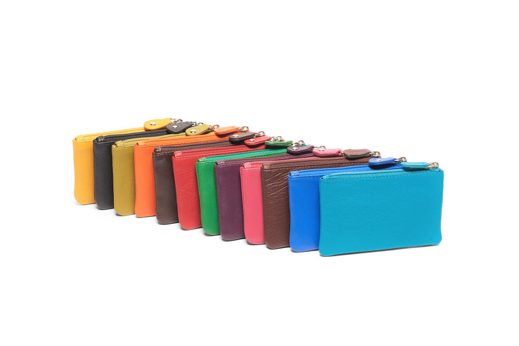 Rugged Hide - Flat Coin Purse - Saba