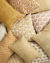 Load image into Gallery viewer, Marbella Saffron Linen Cushion 55x55cm | Walter G

