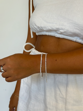 Load image into Gallery viewer, Nikki Tennis Bracelet | Silver / Clear
