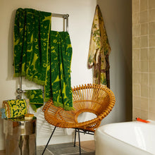 Load image into Gallery viewer, Lucia Bath Sheet  | Kelp

