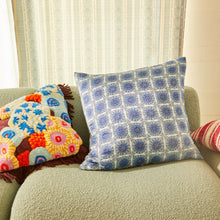 Load image into Gallery viewer, Gabriella Cushion - Azure
