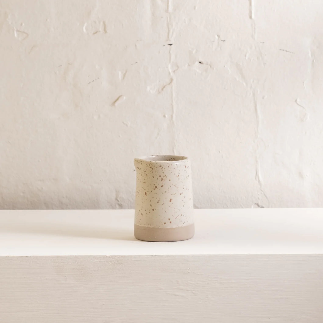 Cream Ceramic Dipped Mini Jug - Jens | Inartisan