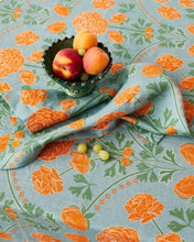 Load image into Gallery viewer, Perfect Posie Round Linen Tablecloth || Kip &amp; Co
