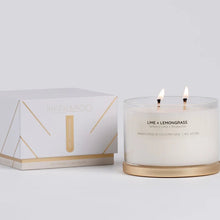 Load image into Gallery viewer, Gold Lid Soy Candle | Lime + Lemongrass
