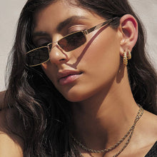 Load image into Gallery viewer, Lulu Gold Hoop Earrings
