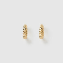 Load image into Gallery viewer, Lulu Gold Hoop Earrings
