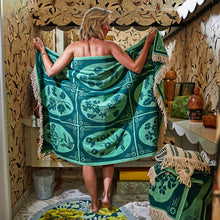 Load image into Gallery viewer, Gigi Bath Sheet | Emerald
