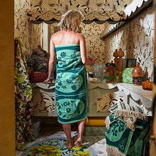 Load image into Gallery viewer, Gigi Bath Sheet | Emerald
