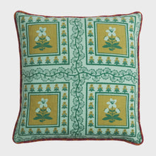 Load image into Gallery viewer, Claire Reversible Cushion | Jade
