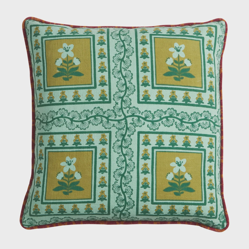 Claire Reversible Cushion | Jade