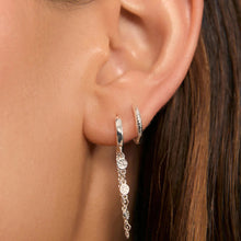 Load image into Gallery viewer, Paloma Silver Huggie Earrings
