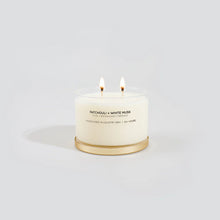 Load image into Gallery viewer, Gold Lid Soy Candle | Patchouli + White Musk
