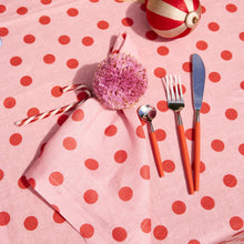 Load image into Gallery viewer, Polkadot Pink 4P Napkin Set
