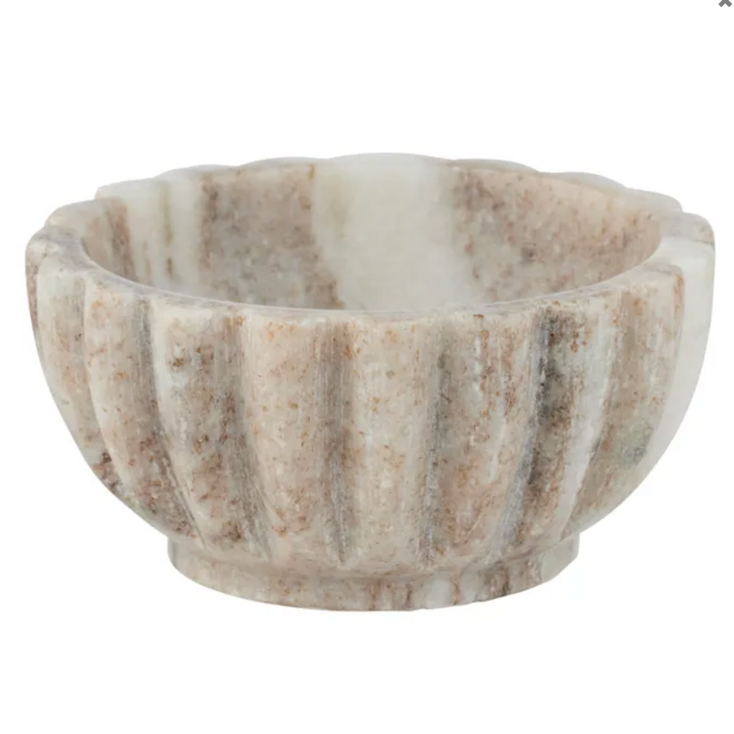 Rae Marble Bowl | Beige