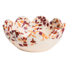 Load image into Gallery viewer, Resin Petal Bowl - Nougat Terrazzo | Sage + Clare
