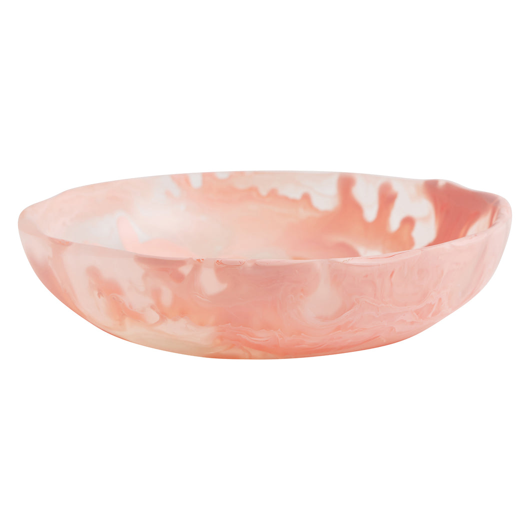 toni bowl in resin by sage and clare, strawberry