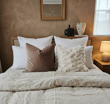Load image into Gallery viewer, The Boulevard Luxe Velvet Cushion | Midnight Mauve
