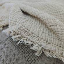Load image into Gallery viewer, Vanilla Cream Cotton Bedcover

