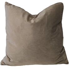 Load image into Gallery viewer, The Boulevard Luxe Velvet Cushion | Mocha
